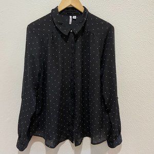 XL Elle Polka Dot Blouse